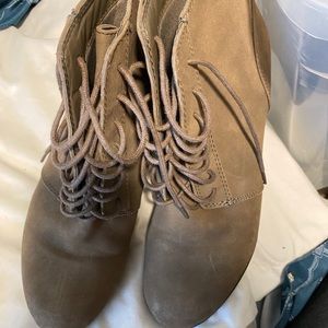 Forever 21 brown booties